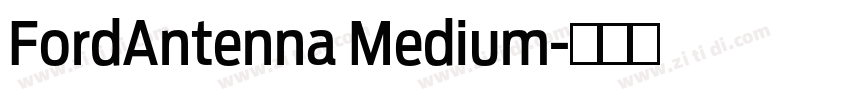 FordAntenna Medium字体转换